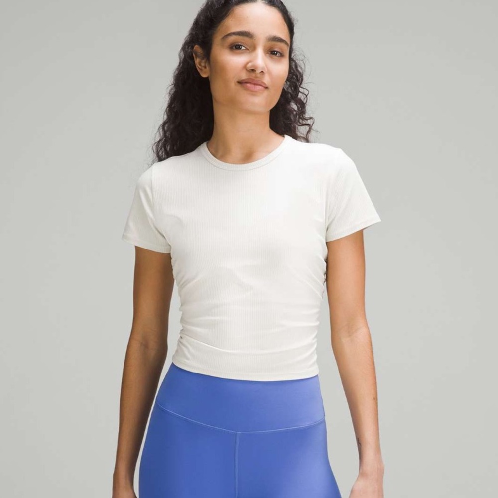 lululemon athletica All It Takes Cream Short Sleeve Shirt